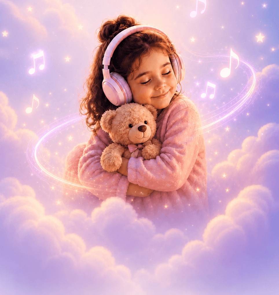 Child hugging teddy bear
